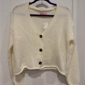 Cream Cardigan NWT